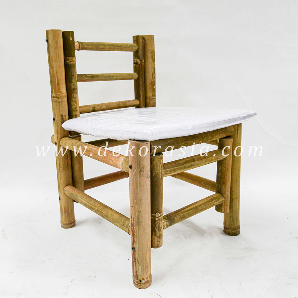 Bamboo Chair with Mattress, Folding Bamboo Chair Living Room